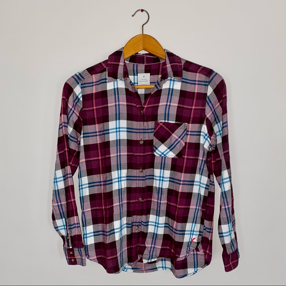 Maroon Flannel